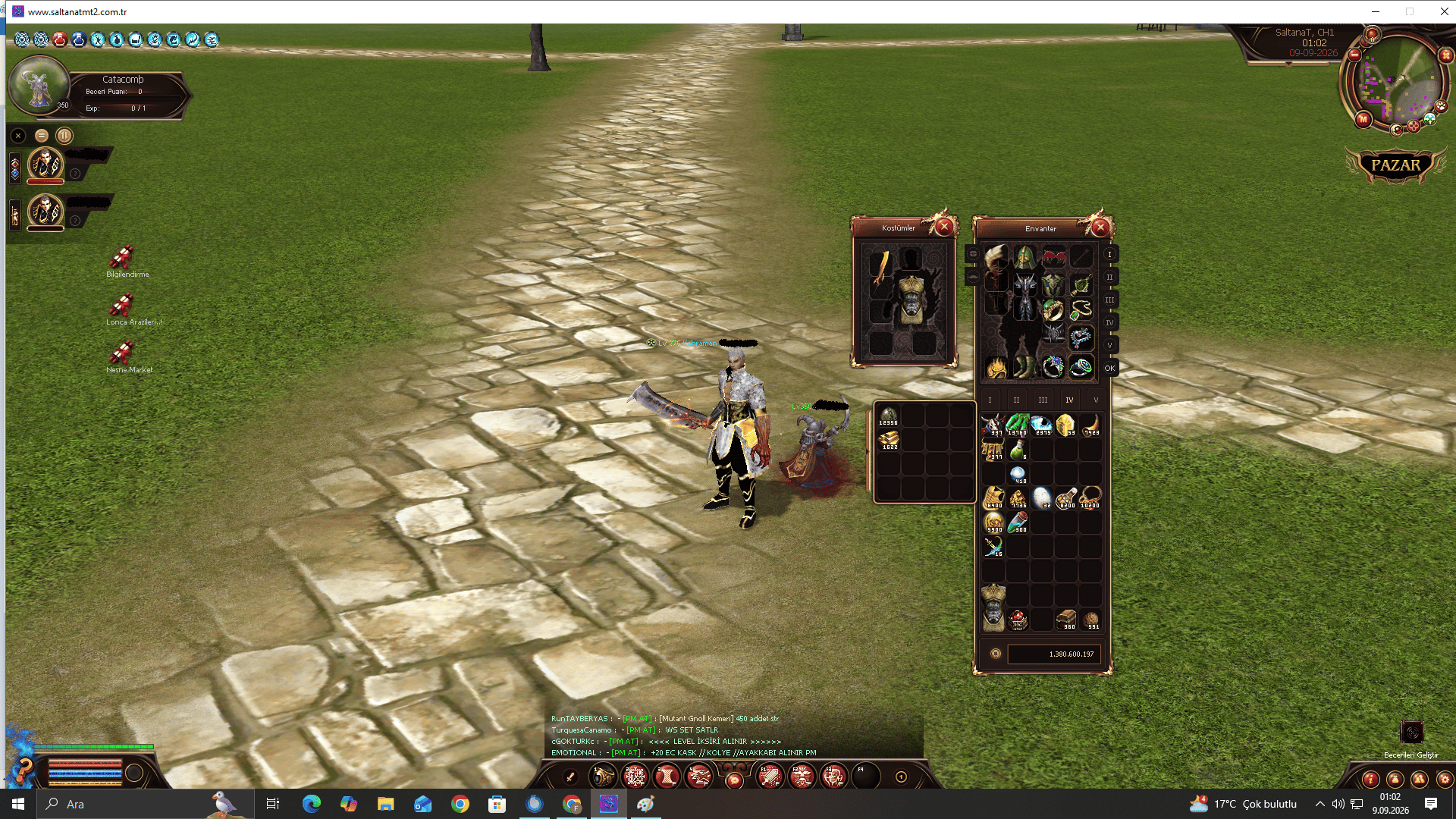 350 cata petli 275 lvl sura full +20