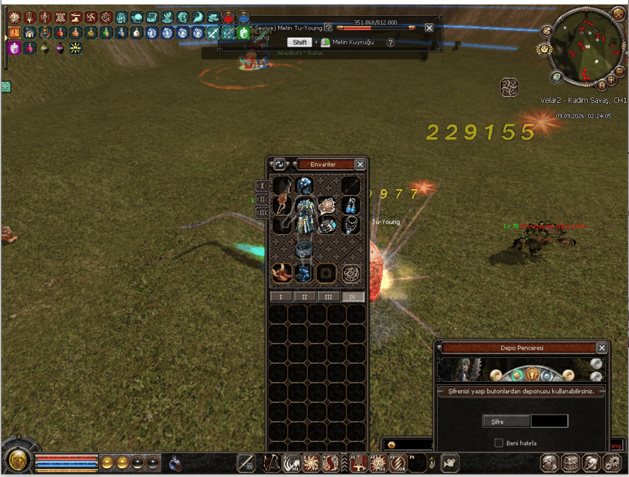 230K Damage SAVAŞÇI FARM MAKİNASI