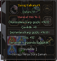 5 TE 5 KATLIK SAVAŞ KALKANI