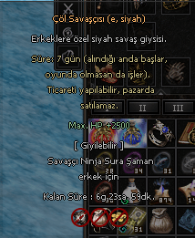 ÇÖL SAVAŞÇISI (E) 7 GÜNLÜK