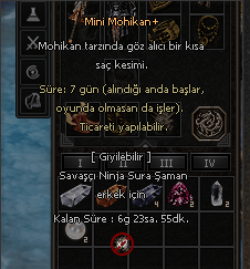 MİNİ MOHİKAN+ (E)
