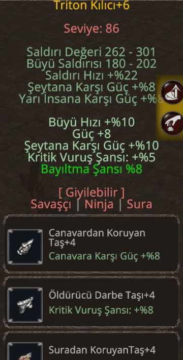 Triton Kılıcı+6