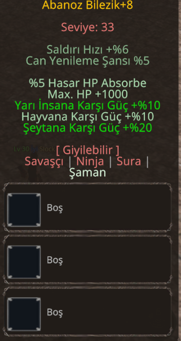 Abanoz Bilezik+8