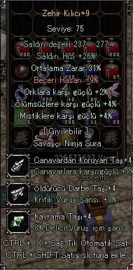 31 ORT ZEHİR KILICI +9 BEDAVA