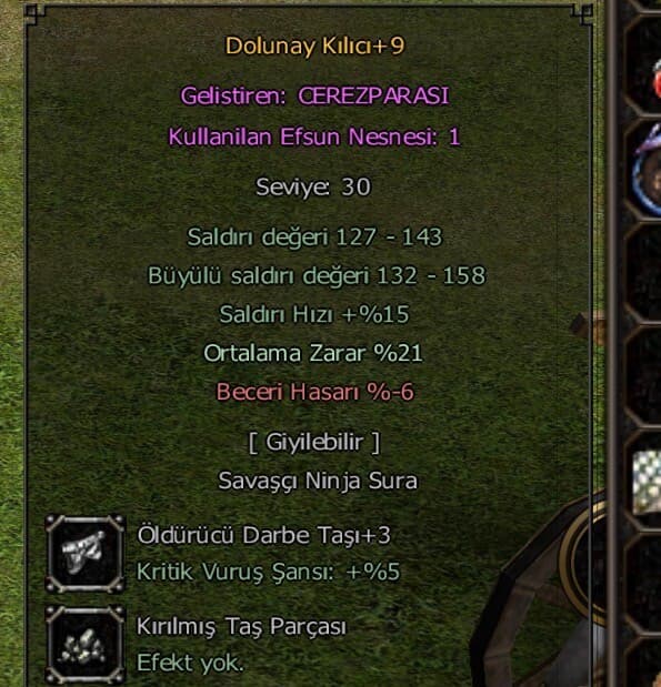+9 DOLU 21 orta 750 tl