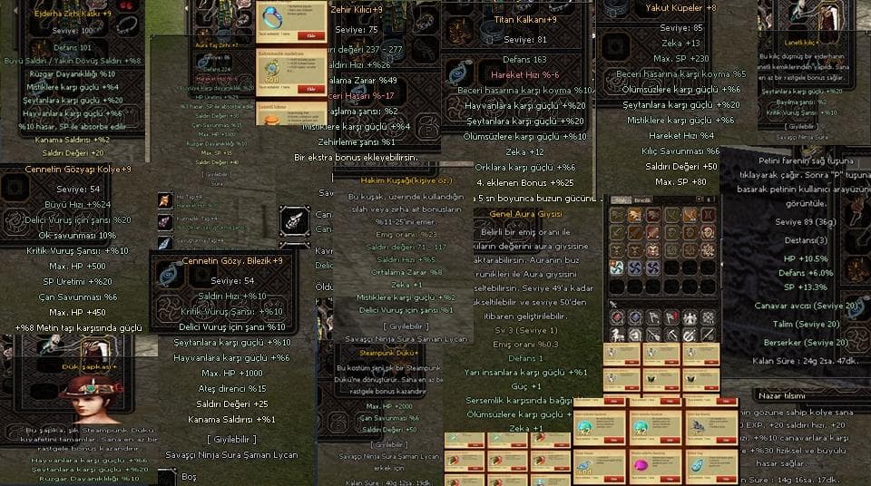 111 lvl Sura 4p -mitsi mat ful simyalı ful itemli