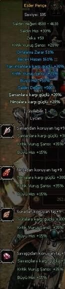 105 lvl WS LİK KIZIL İÇİN FULL LYCAN İTEMLERİ AKTİFİM