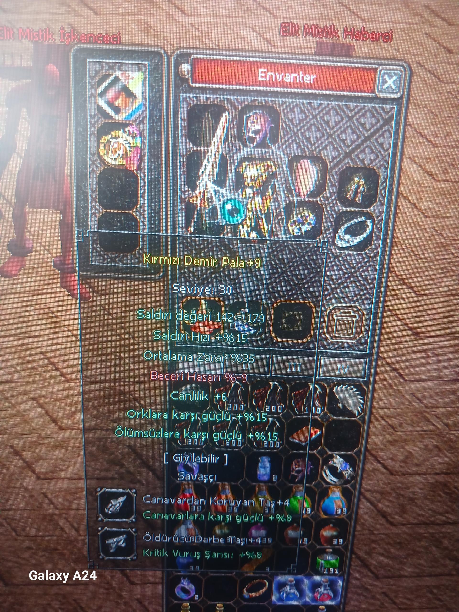 70 lvl bedensel