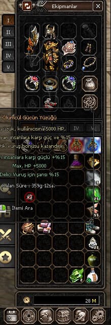 FULL SURA İÇ BETALAR +9 5EVRİM KOSTUMLER PERMA SINIRSIZ