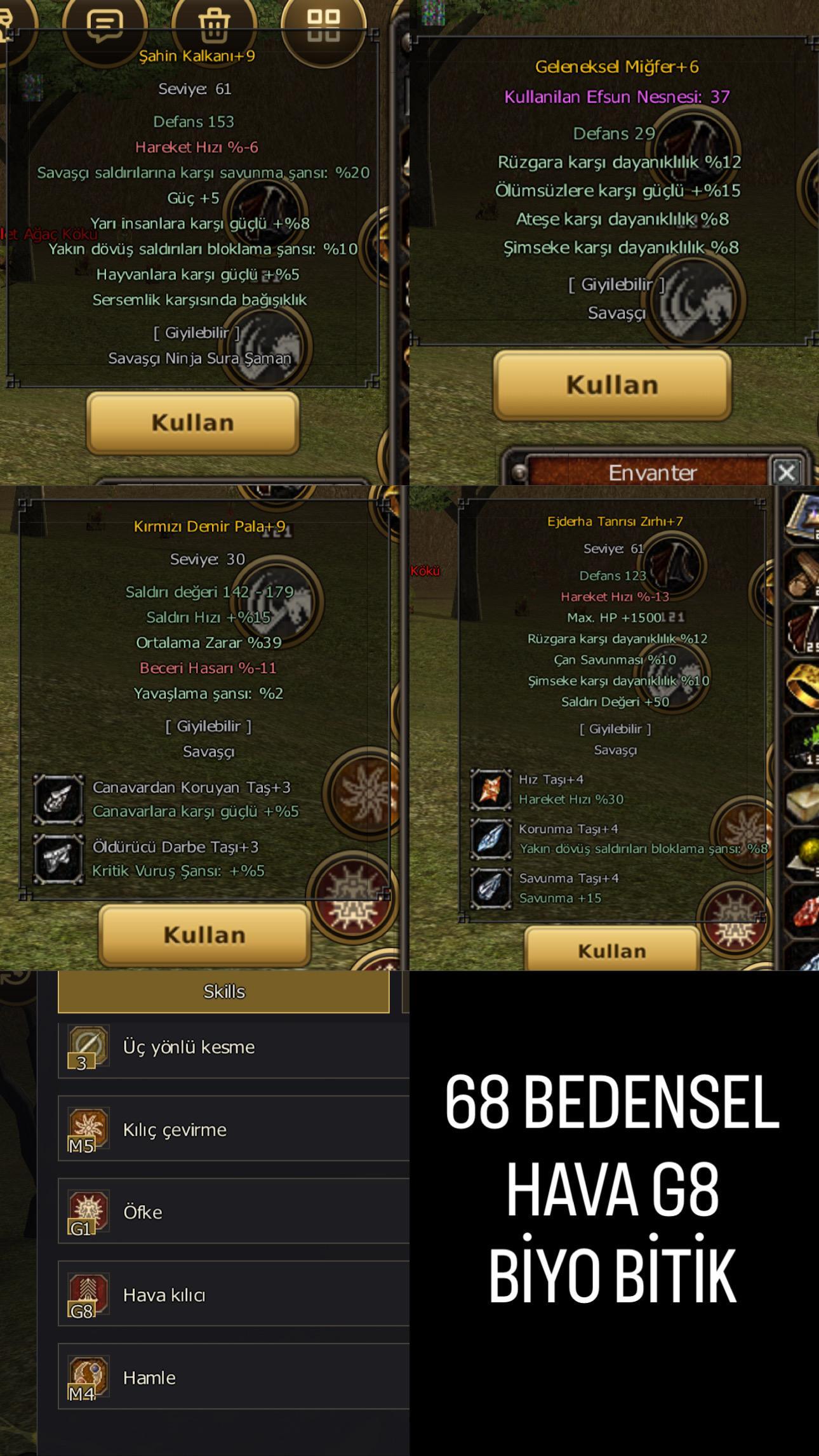 HAYALET VE KIZIL SAVAŞÇI ELİT İTEMLER