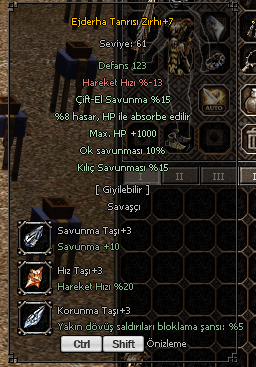 +7 ELİT WS LİK ZIRH