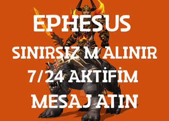 EPHESUS 1M 6TL'DEN SINIRSIZ ALINIR 7/24 MESAJ ATIN