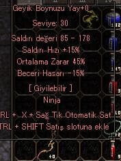 45 ORTALAMA GBY NADİDE PARÇA
