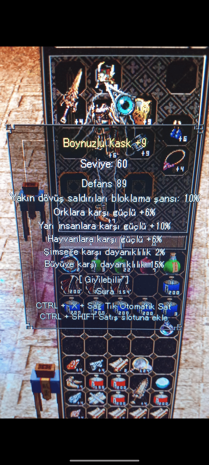 10 YARI 15 BÜYÜ BOYNUZLU KASK +9