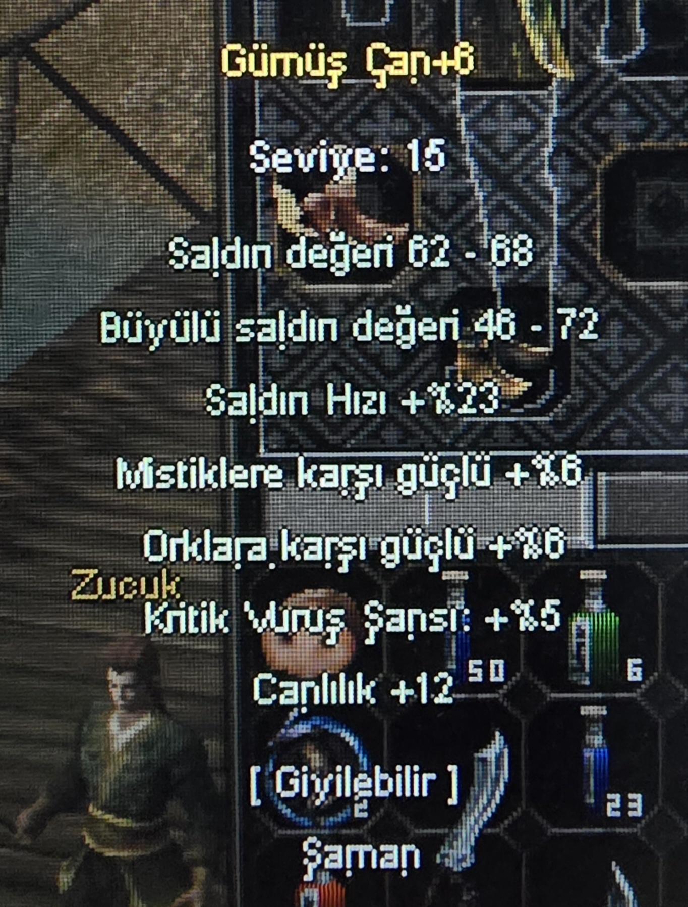 4 efsun +6 gümüş çan