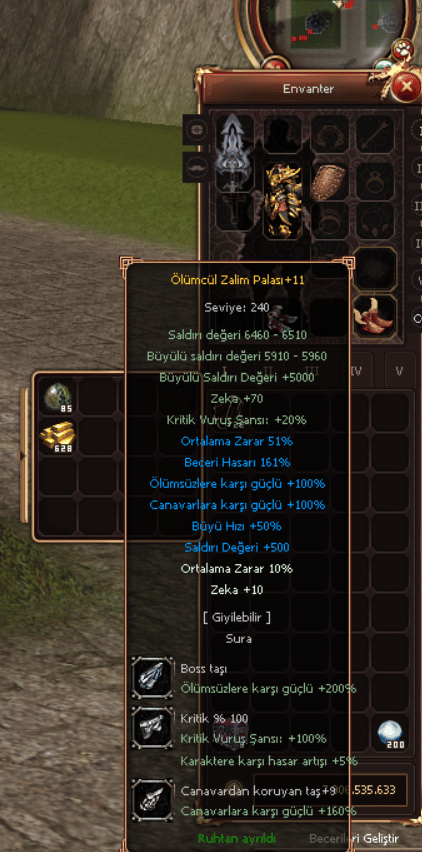 257lvl  çift petli 350 lvl sura satılır