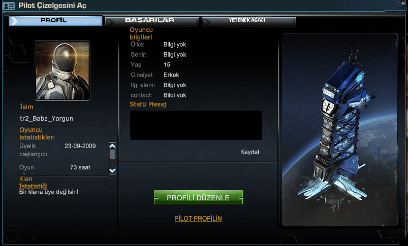 2009 Nostaljik Boş Hesap 9 Lvl
