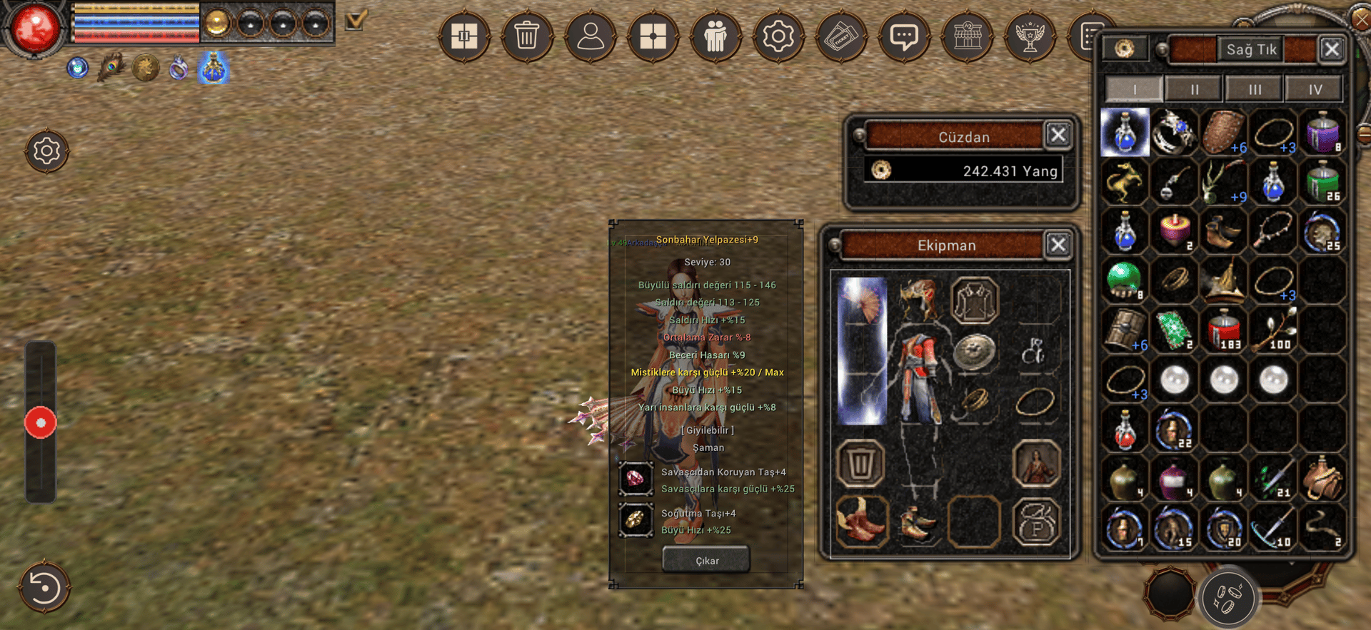 3P 49 Lvl WS'lik Şaman Hazır Kurulu - Tanınan Hesap