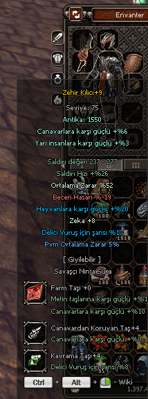 +9 Zehir Kılıcı FENASAL