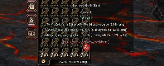 105 LV. 54.5 PVM PET