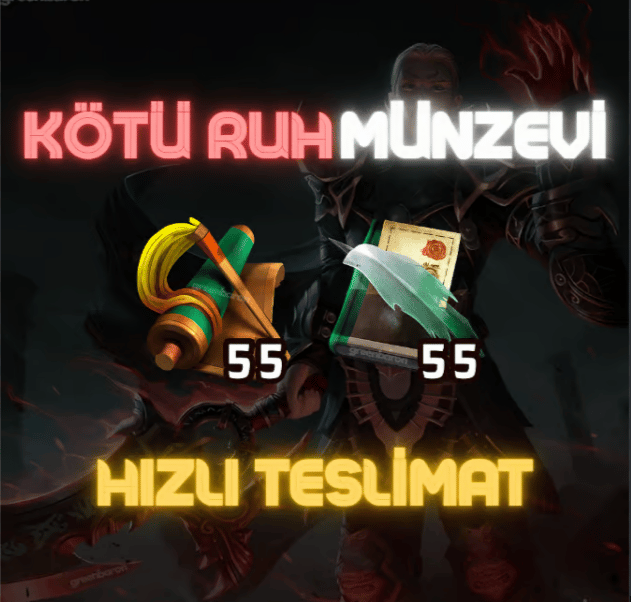 55 MÜNZEVİ KÖTÜ RUH SETİ EN UCUZU HIZLI TESLİMAT