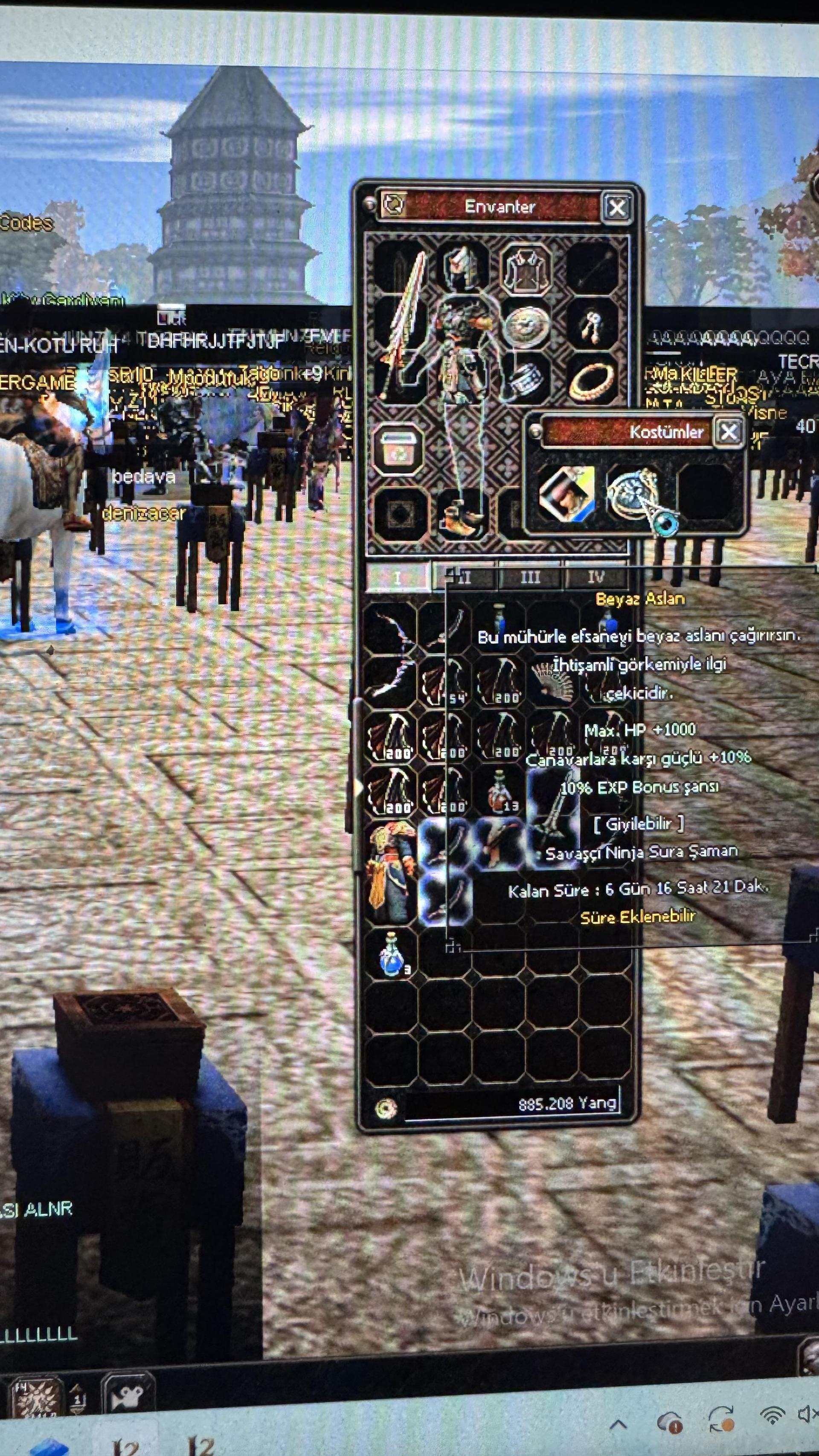 54LVL İTEMLİ NESNELİ AT30 hava P öfke m10