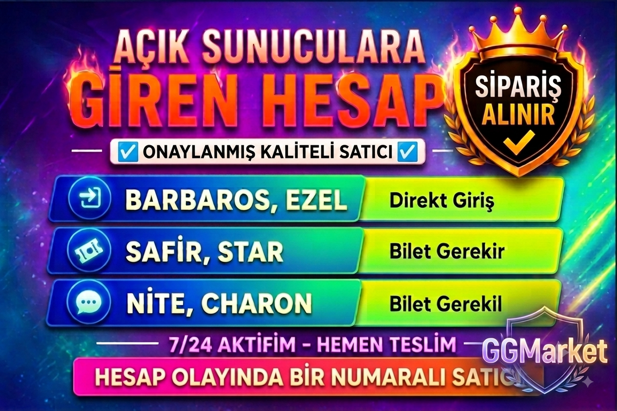 1 MAİL X20 İD SAFİR GİREN HESAP ( BİLET GEREKLİ )