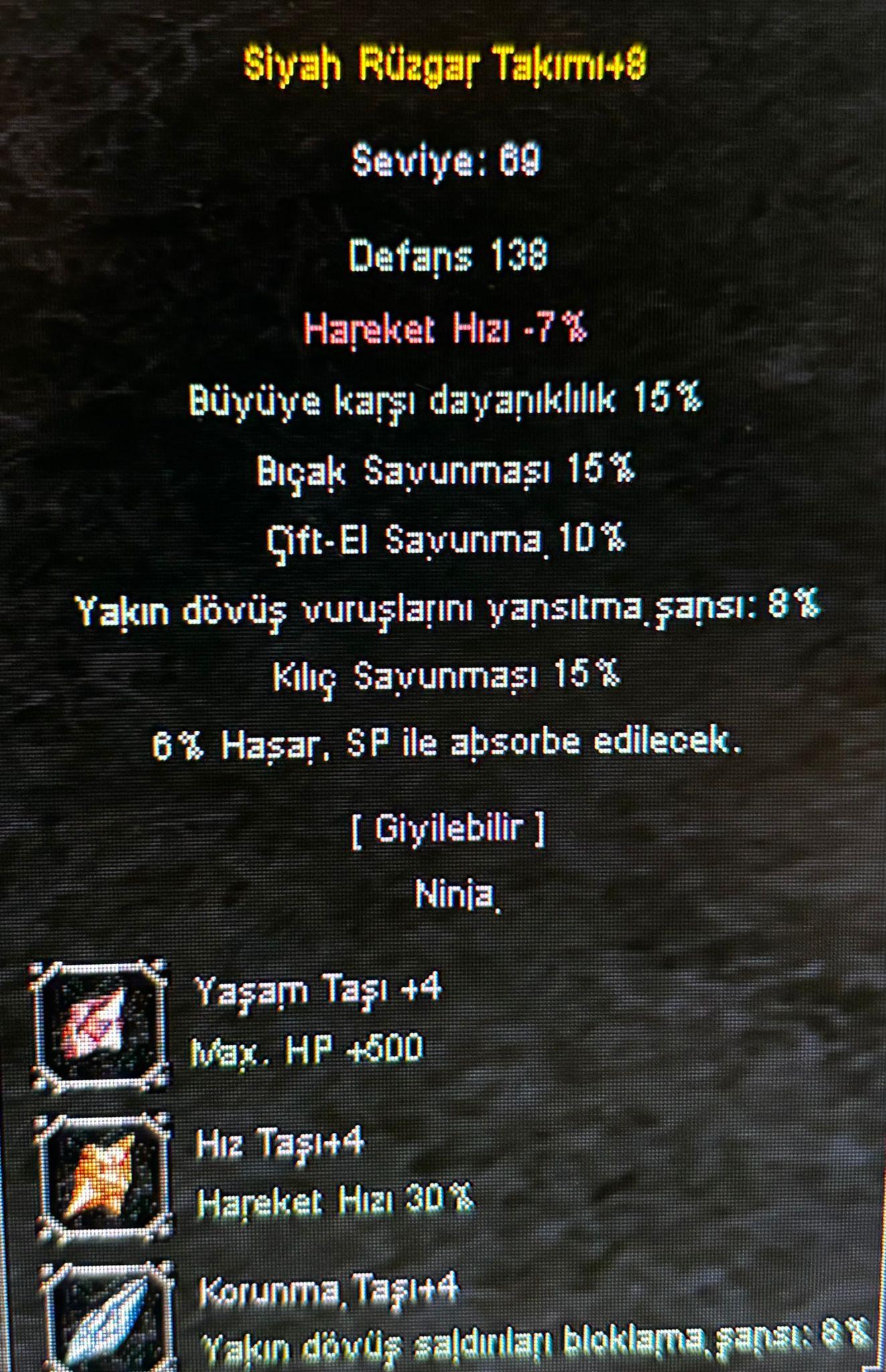 Her Türlü Elit İtem satılır İçeriye bakar teklif verirsin.