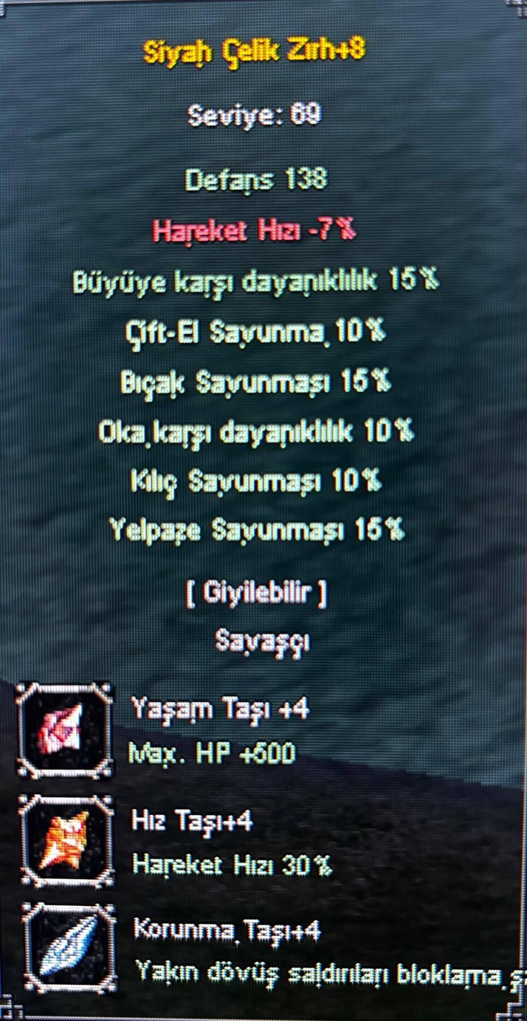 (+8) / SAMAN / NINJA / SAVAŞCI / CELIKLERI SATILIR !