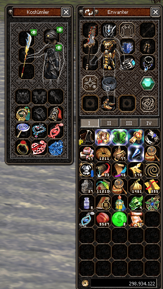 101Lv 1M Hasarlı Full Nesneli Full Perma Kostümlü Savaşçı