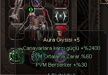 +5 AURA GİYSİSİ