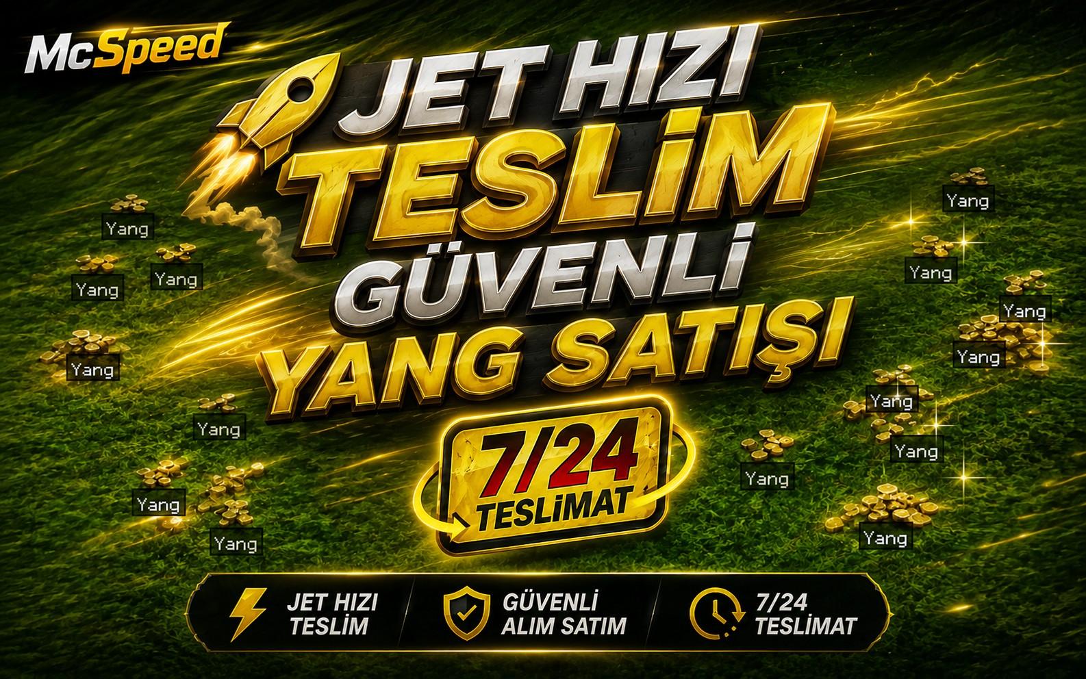 100 M YANG 400TL 7/24 5 DK İÇİNDE TESLİM