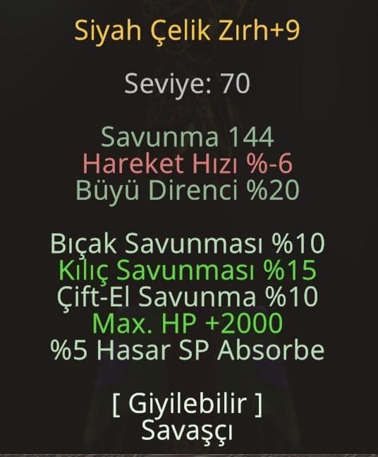 Vslik Siyah çelik