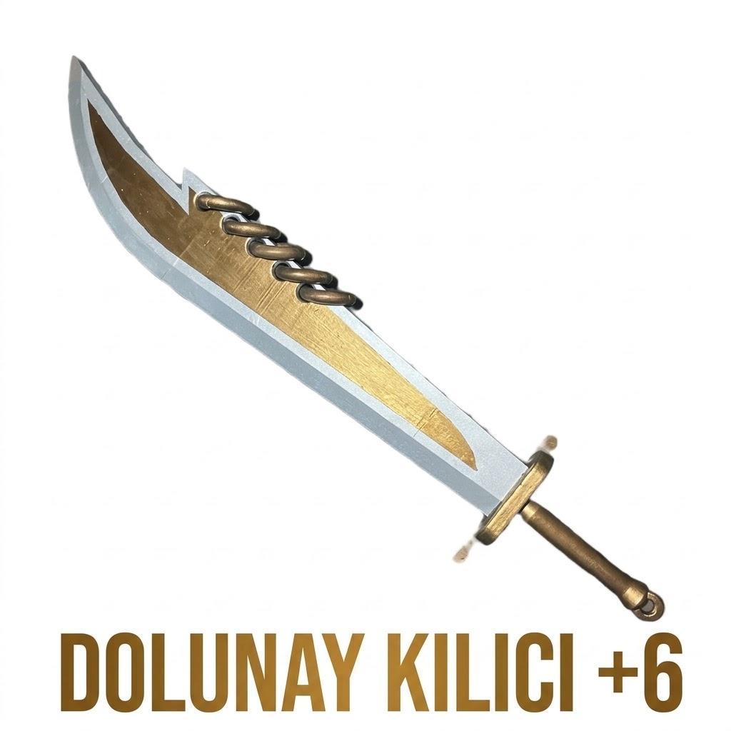 +6 düz dolunay kılıcı (HIZLI TESLİMAT)