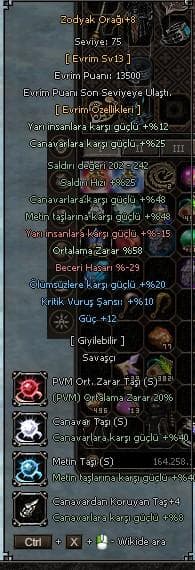 +8 zodyak orağı svde tek