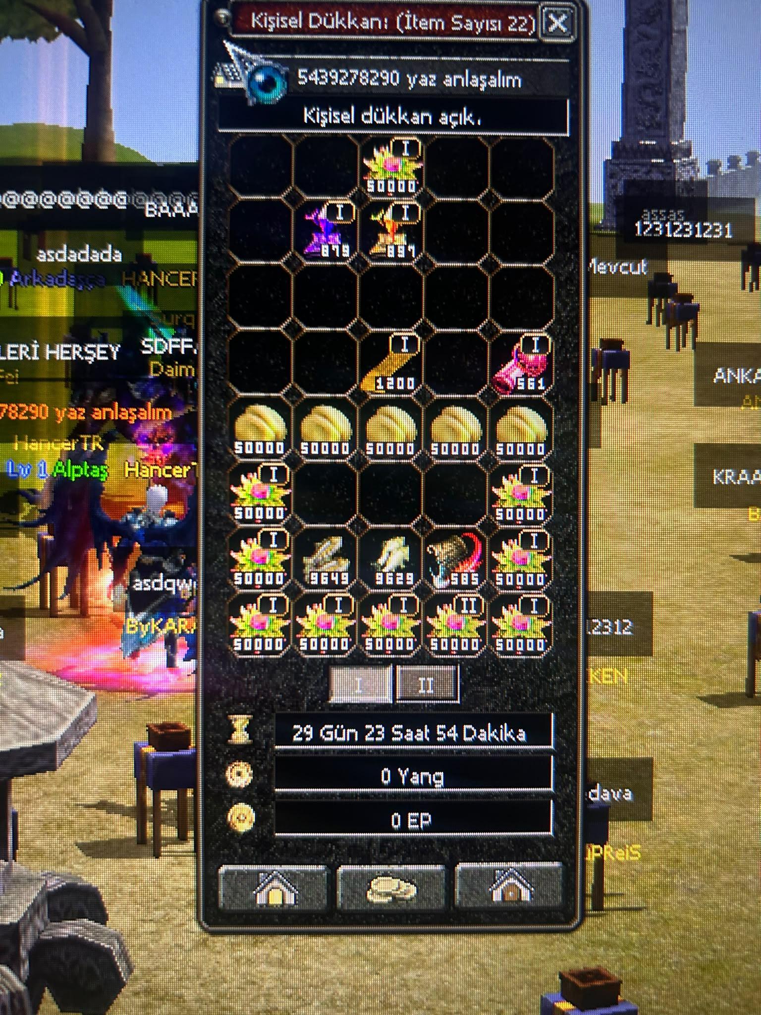 TOP 1 YAPACAK ITEMLERRRRRRRR