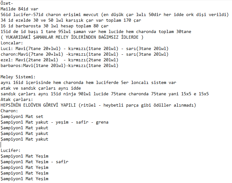 10 LONCA MELEY SİSTEMİ