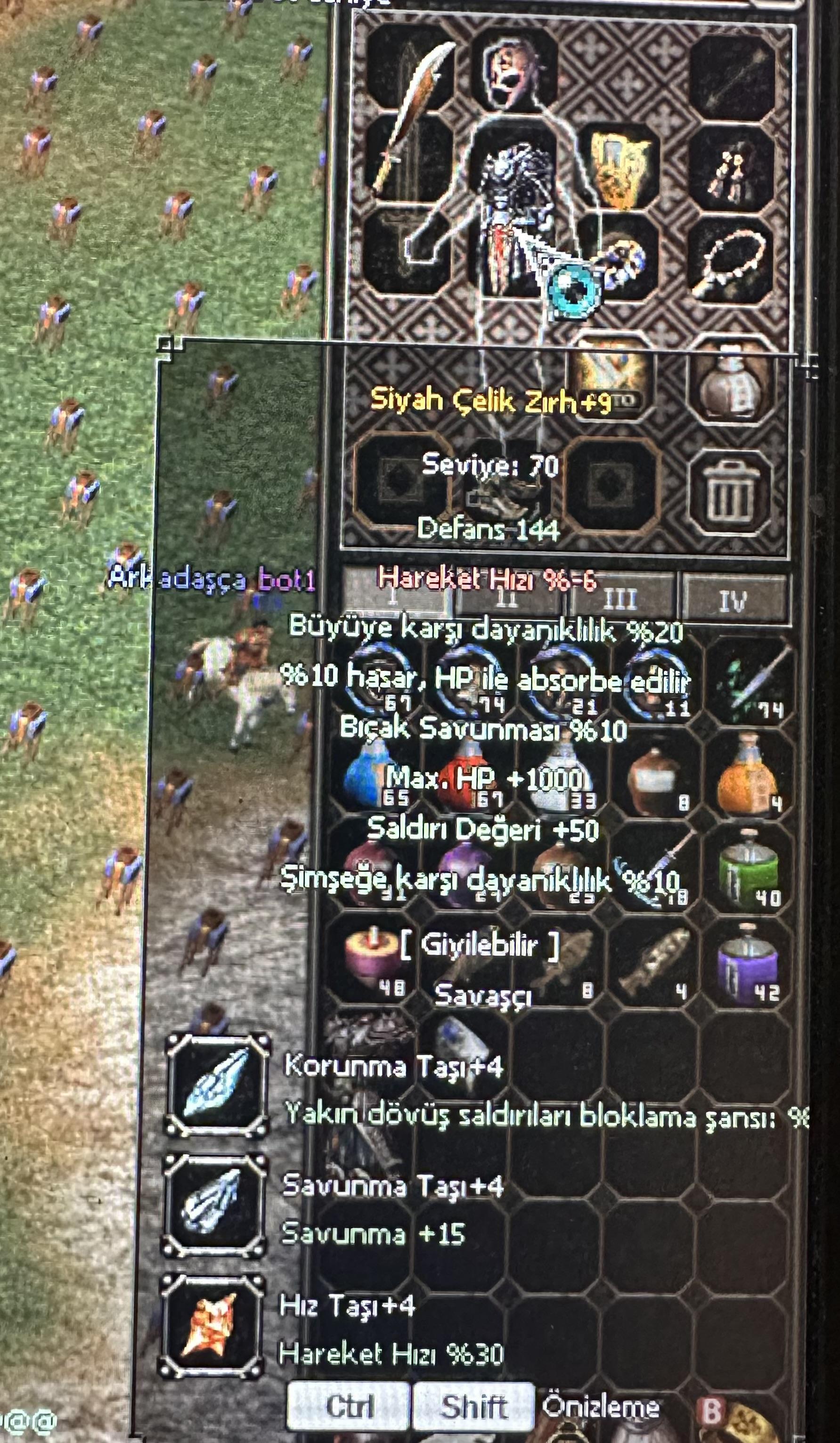 +9 Siyah Çelik Zırh Emsalsiz teklif için mesaj bırakabilirsin