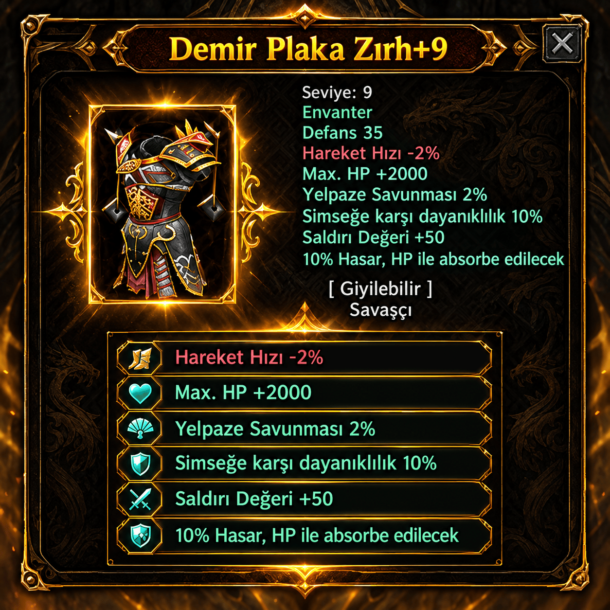 ELİT FARMLIK +9 DEMİR PLAKA