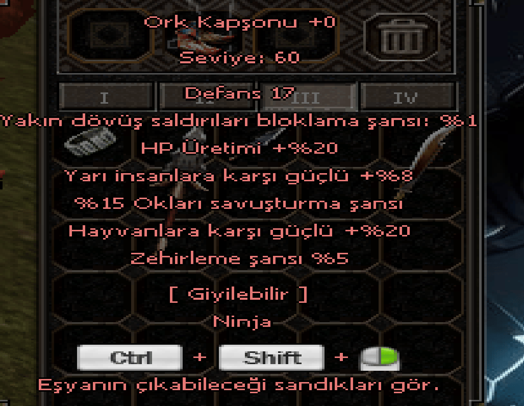 ORK KAPSONU ELİT