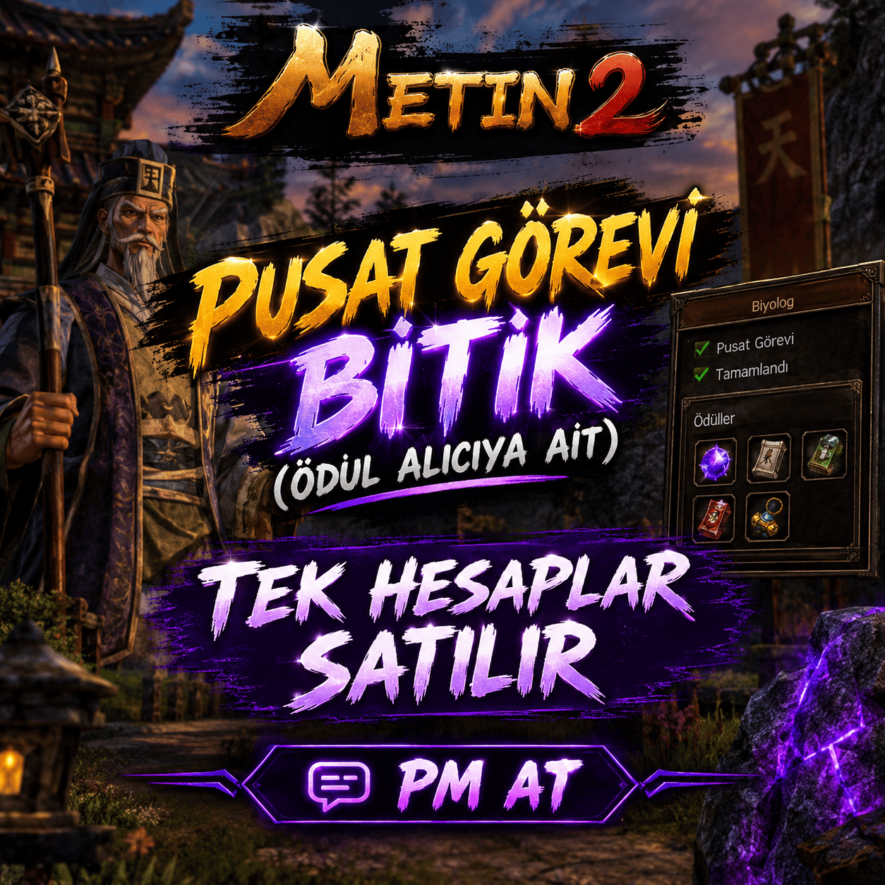 🔥 PUSAT GÖREVİ BİTİK | ÖDÜL SEÇİLMEDİ (ALICIYA AİT) | TEK HESAPLAR ST