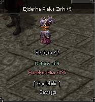 Ejder plaka Zırh