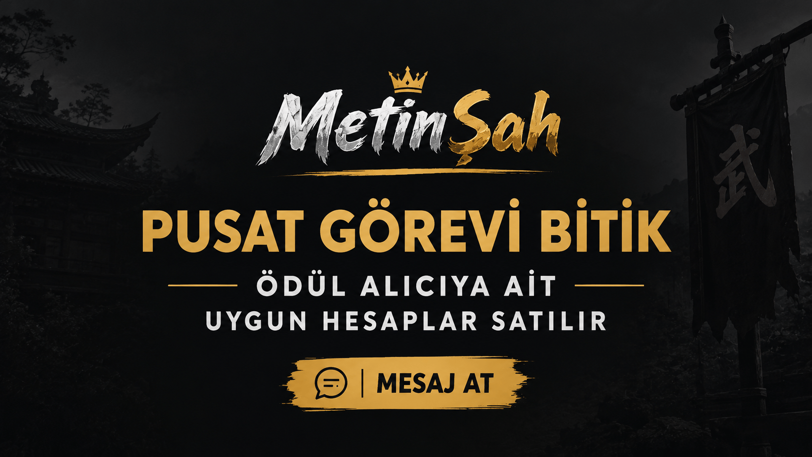 PUSAT GÖREVİ BİTİK TEK HESAPLAR ÖDÜL ALICIYA AİT 7/24 AKTIF MSJ AT