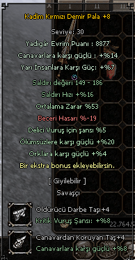 +8 KADİM KDP 53 ORT 20 ÖLÜMSÜZ 8800 EVRİM