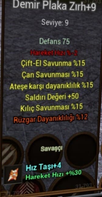 +9 elit wslik demir plaka / +9 50 str hp 4 taslı ölmcülle takas olur