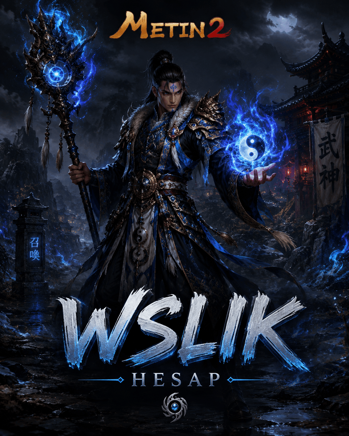 ŞAMAN WSLİK İTEMLER -+9 U.E Yelpaze 5evrim - +8 Altın giysi