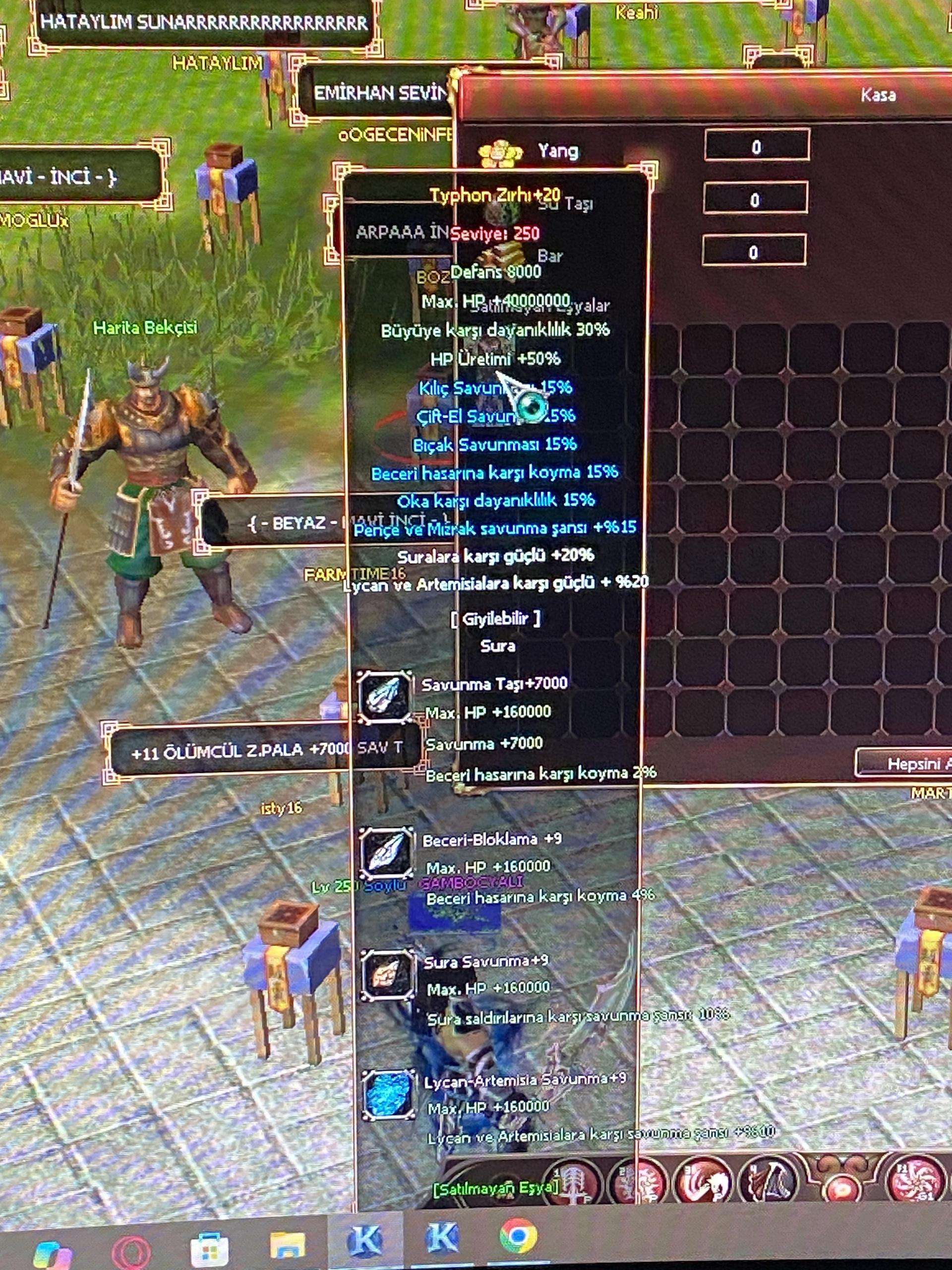 +20 Typhon Zırhı Çapraz görünüm
