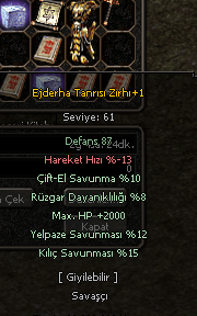 2K HP 15 KILIÇ 10 ÇİFT EL 8 RÜZGAR 12 YELPAZE ET