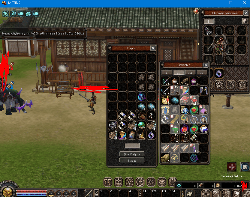1ID x5 LYCANLI SURA VE NINJALI NESNELI HESAP