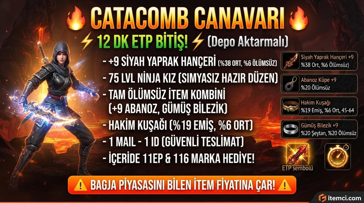 CATACOMB CANAVARI 1MAIL 1ID X5 75LV NINJA KIZ
